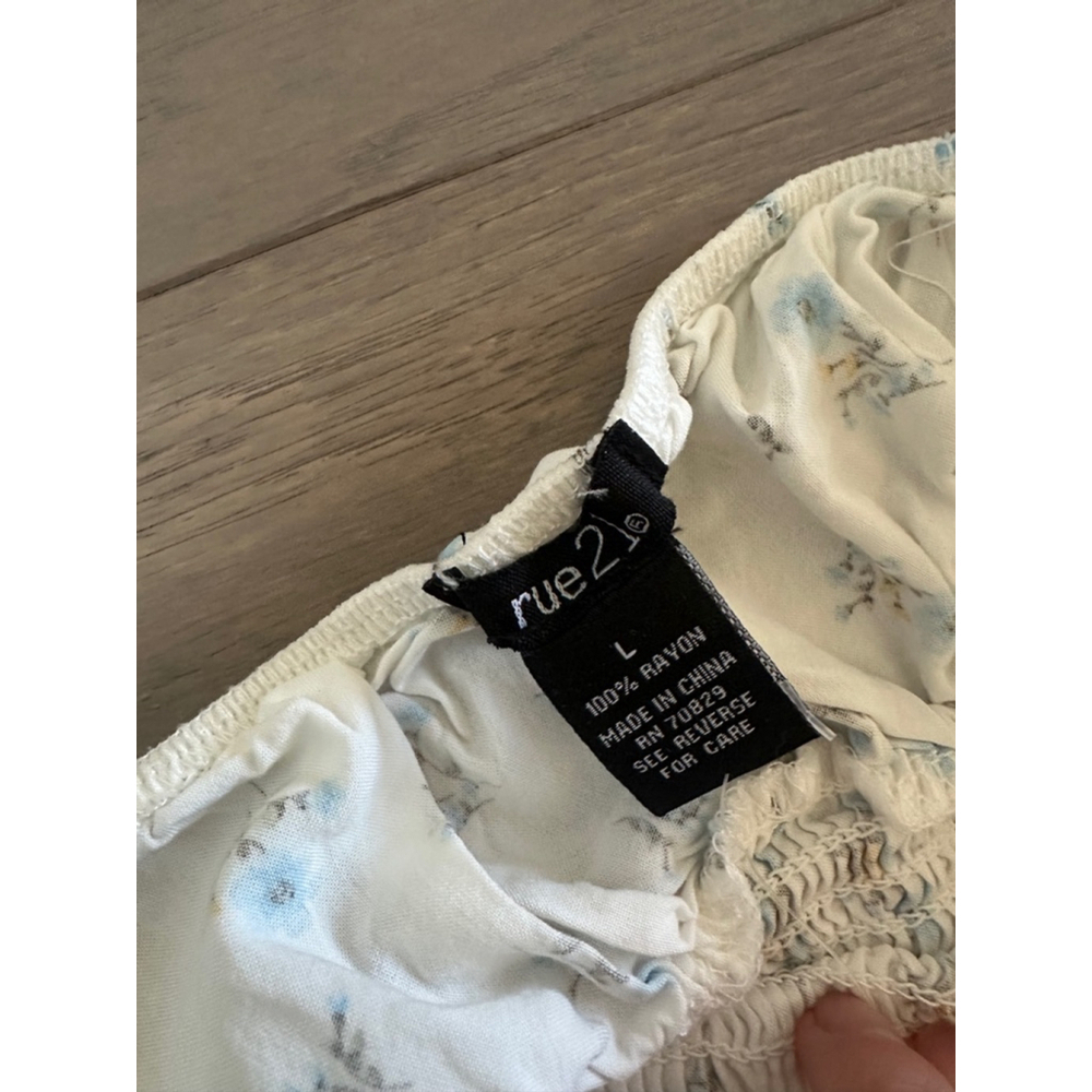 Rue 21 Floral Print Ruffle Tank Mini Dress - Picture 5 of 8
